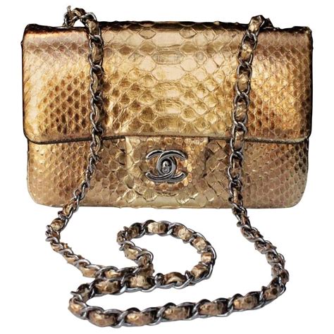 chanel snakeskin purse